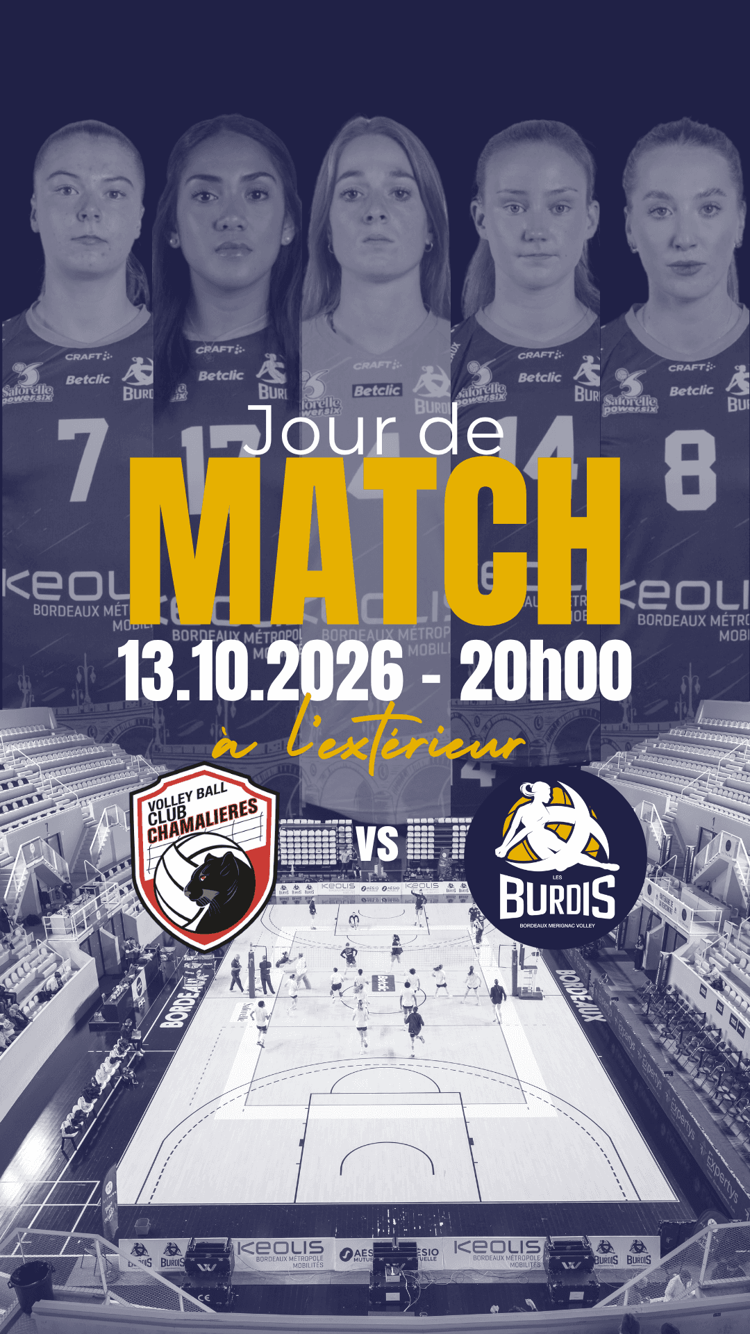 Chamalières - Burdis - Jour de match